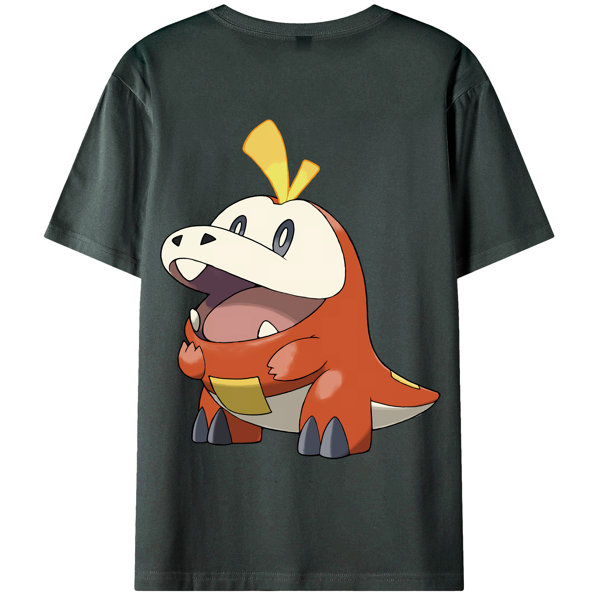 （画像用） ポケットモンスター Pokémon 綿100％ メンズ半袖Tシャツ（バックプリント） 通気性